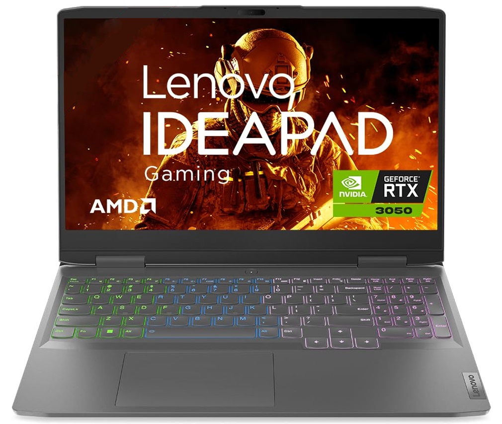 Lenovo IdeaPad Gaming 3 15ARH7 (82SB00Y8IN) Laptop (AMD Octa Core Ryzen 7/16 GB/512 GB SSD/Windows 11/4 GB)